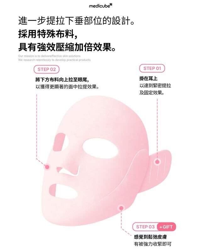 Medicube PDRN Pink Tension Up Mask Set