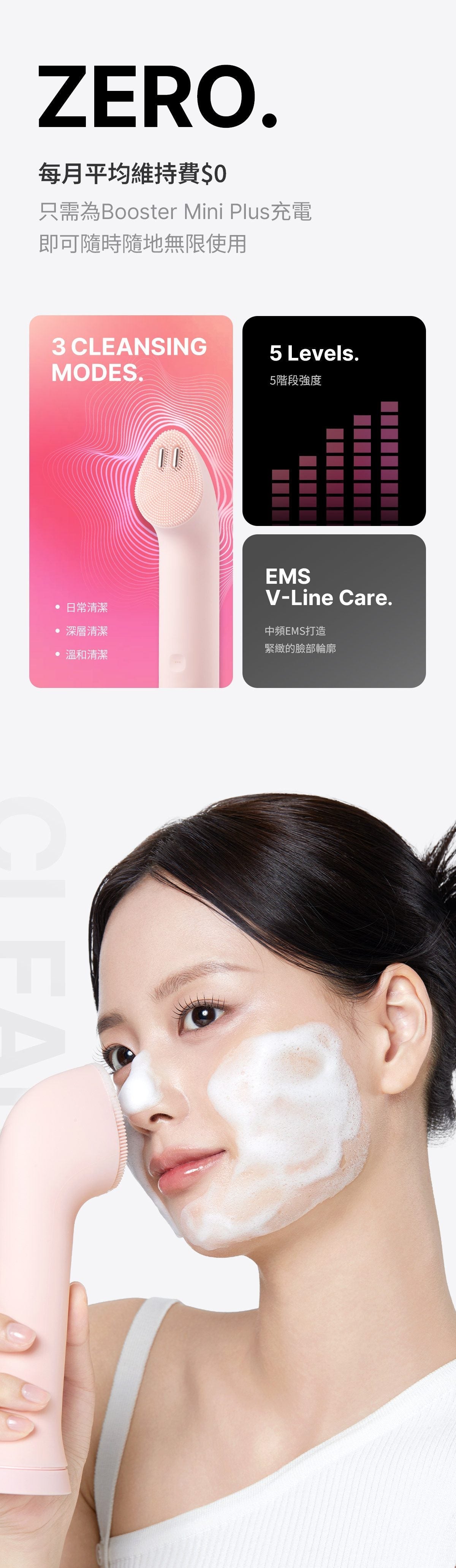 Medicube AGE-R Booster Cleanser Head - product details