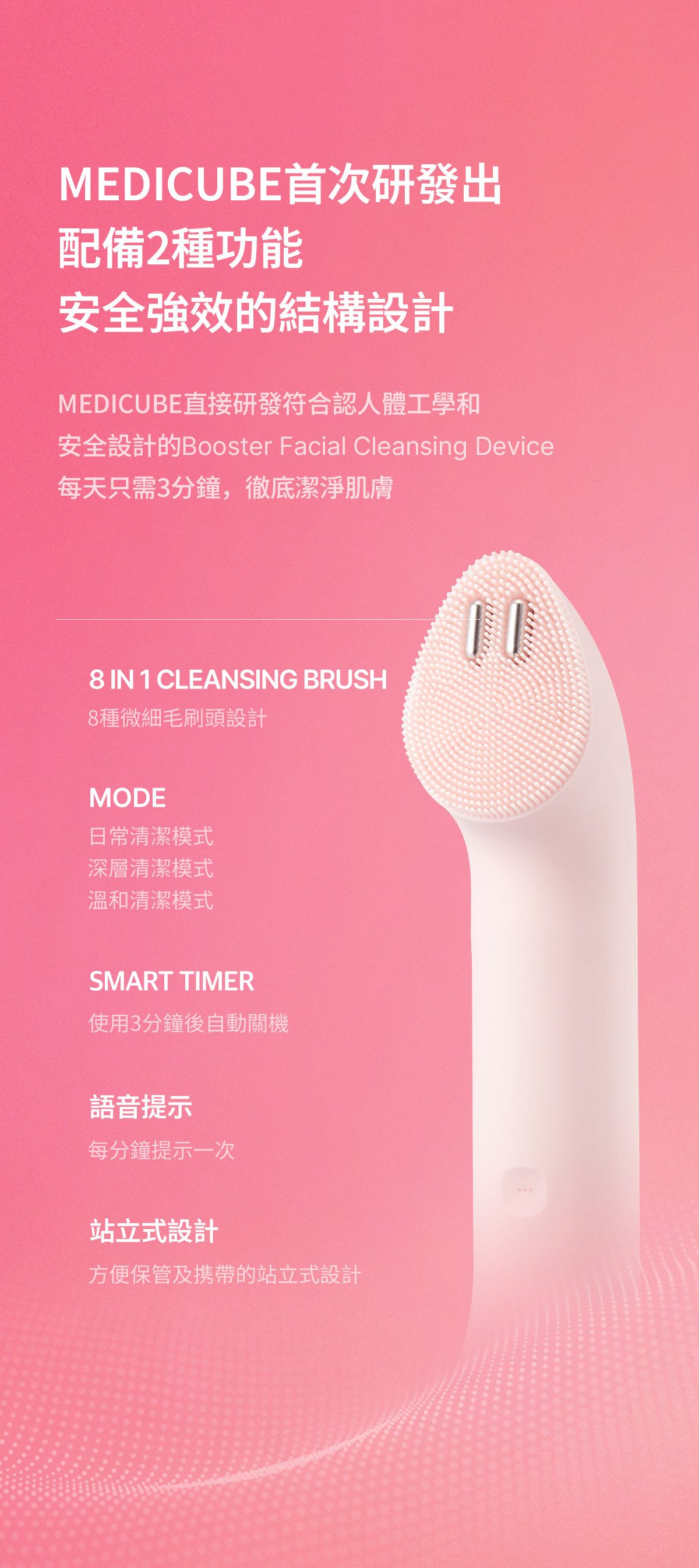 Medicube AGE-R Booster Cleanser Head - product details