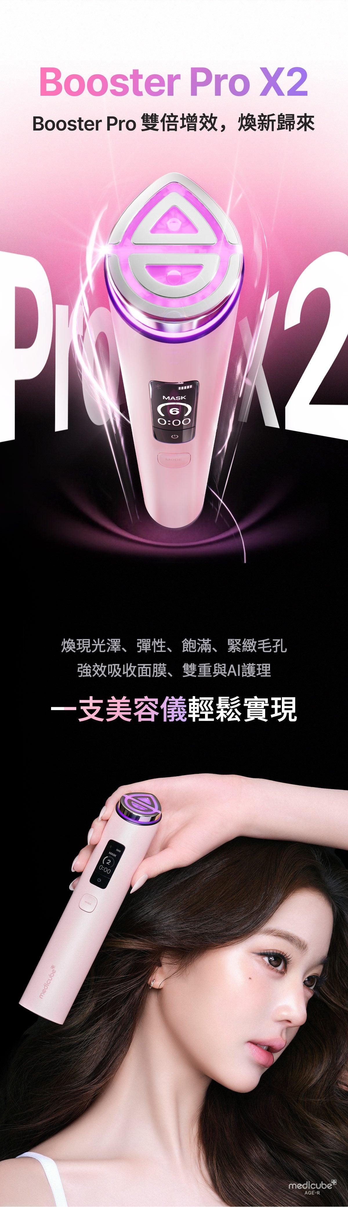 Medicube AGE-R Booster Pro X2 - product details