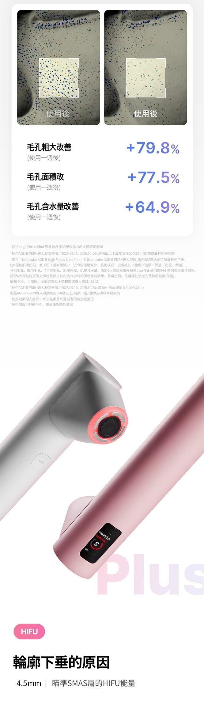 Medicube AGE-R High Focus Shot Plus - product details